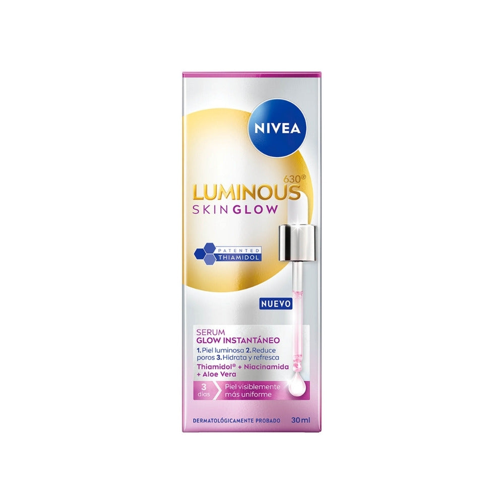 SERUM FACIAL NIVEA LUMINOUS GLOW INSTANTANEO CAJA 30 ML