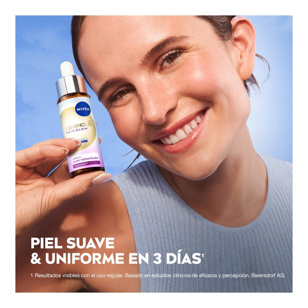 SERUM FACIAL NIVEA LUMINOUS GLOW INSTANTANEO CAJA 30 ML