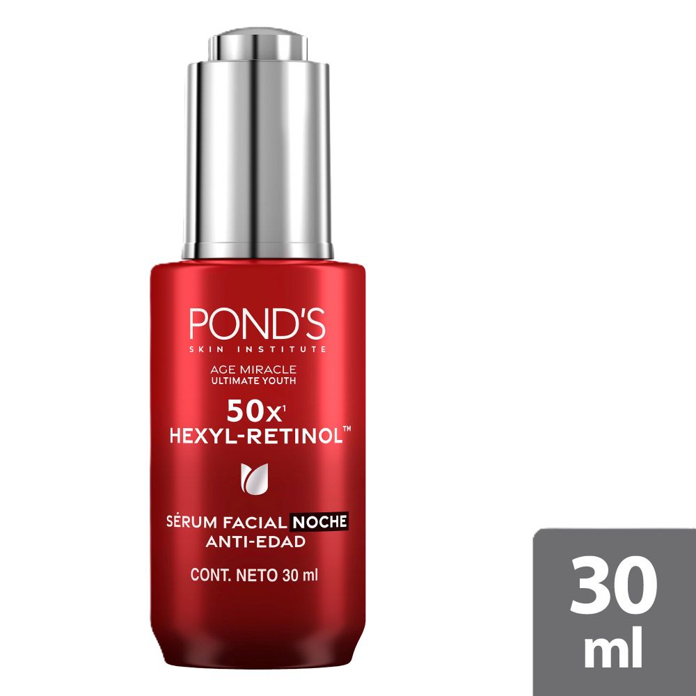 SERUM FACIAL PONDS AGE MIRACLE NOCHE FRASCO GOTERO 30 ML