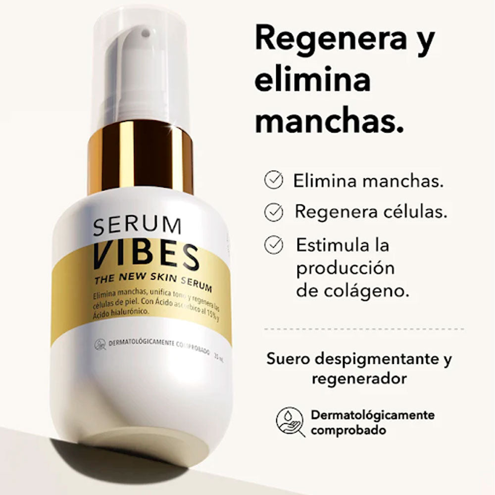SERUM FACIAL ROSE VIBES VITAMINA C FRASCO 35 ML