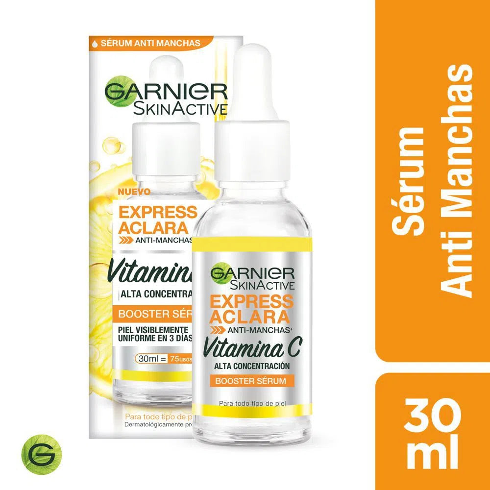 SERUM GARNIER EXPRESS ACLARA FRASCO 30 ML