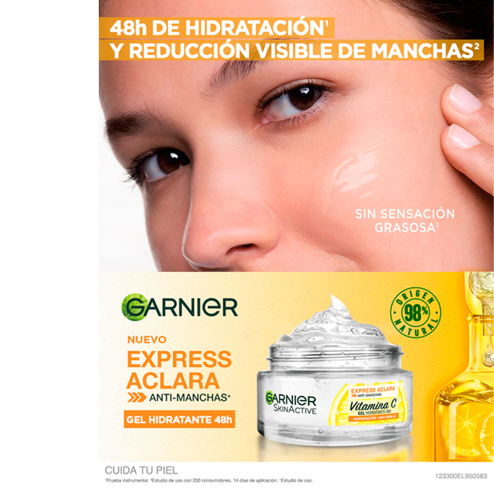SERUM HIDRATANTE FACIAL VITAMINA C GARNIER FRASCO 50 ML