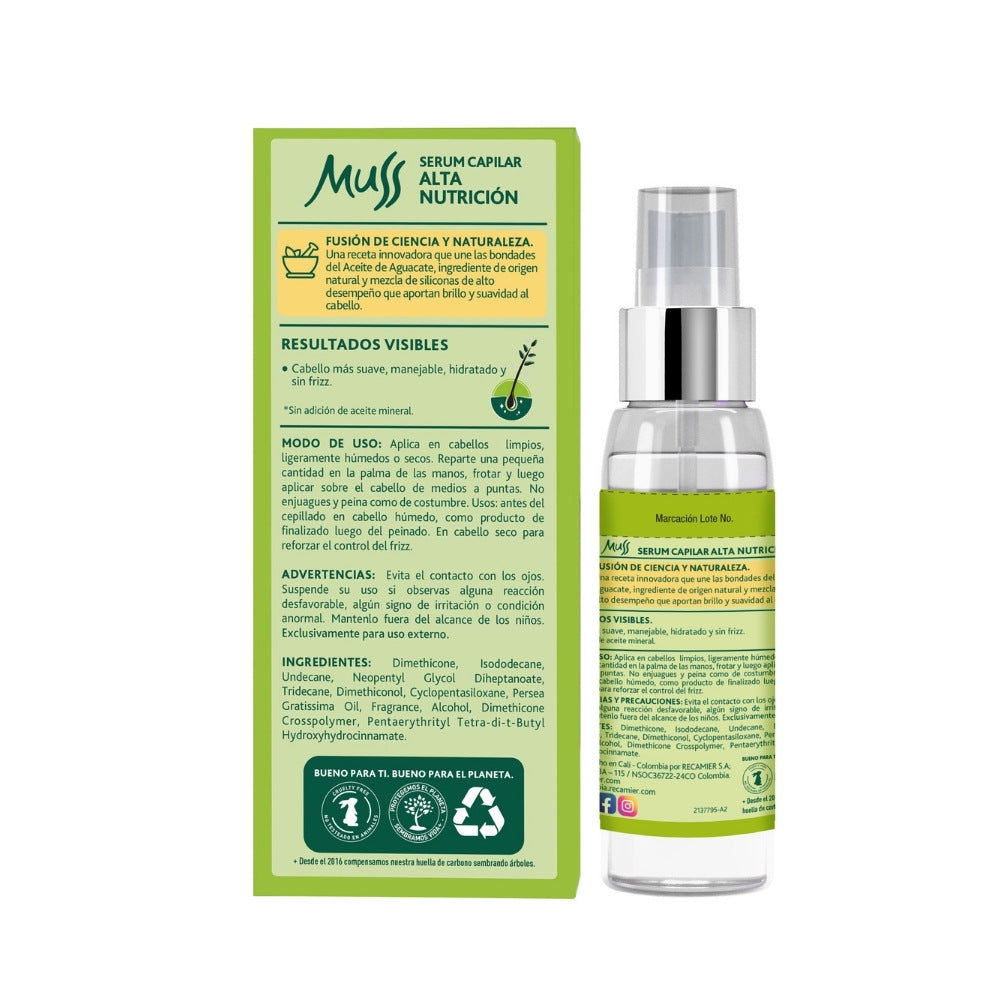 SERUM MUSS ALTA NUTRICION FRASCO 85 ML