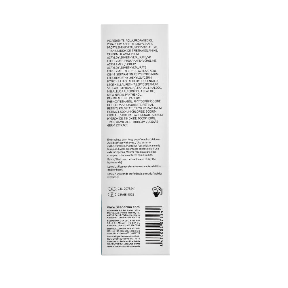 SESDERMA AZELAC GEL HIDRATANTE FRASCO 50 ML