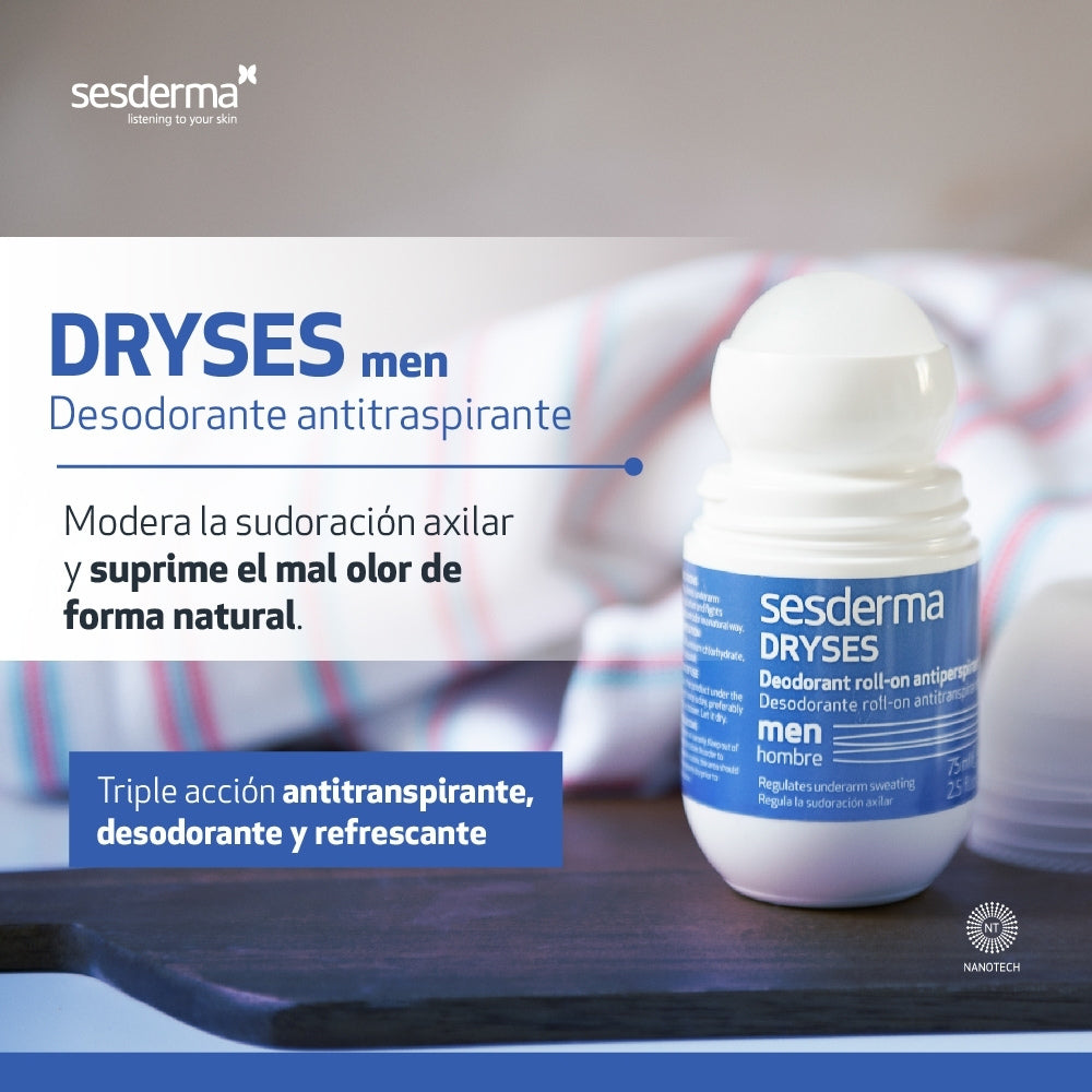 SESDERMA DRYSES FOR MEN DESODORANTE ROLL ON 75 ML