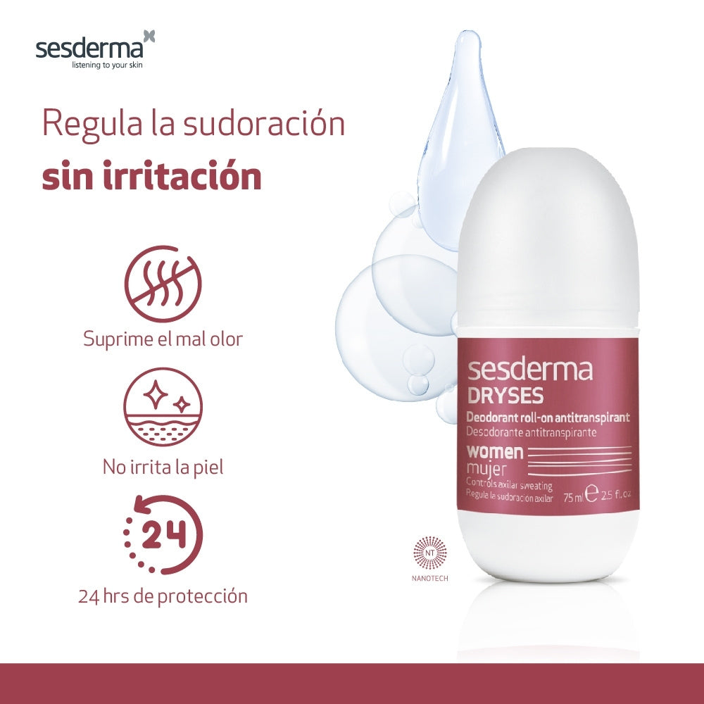 SESDERMA DRYSES MUJER DESODORANTE ROLL ON 75 ML