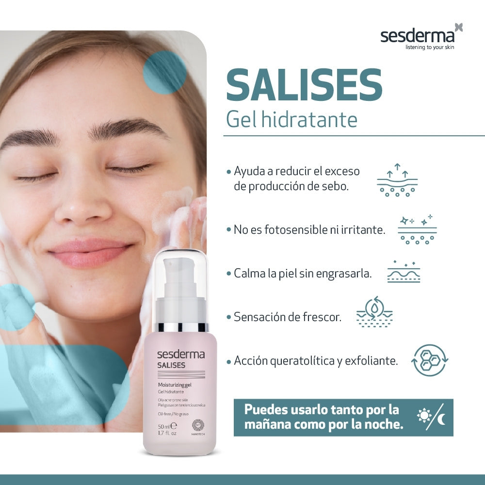 SESDERMA SALISES GEL HIDRATANT FRASCO 50 ML