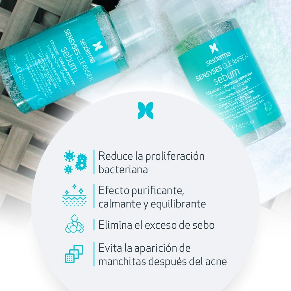 SESDERMA SENSYSES SEBUM SOLUCION FRASCO 200 ML