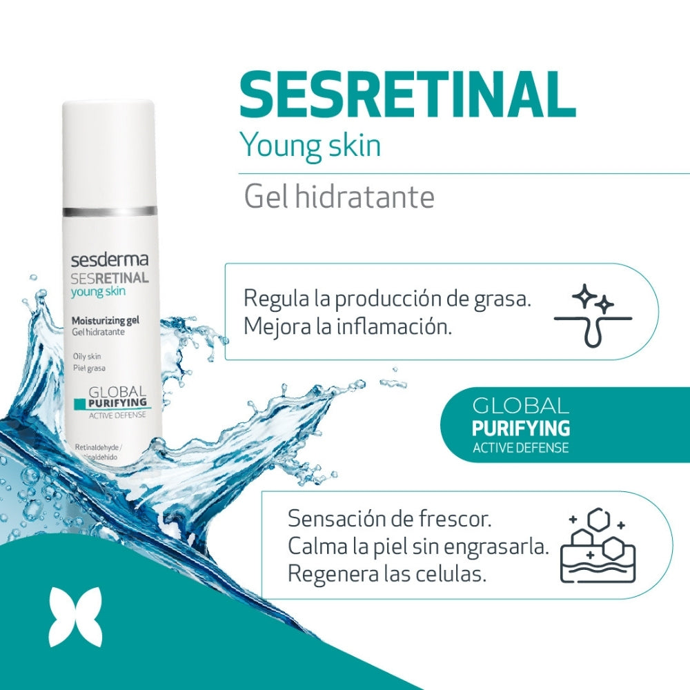 SESDERMA SESRETINAL YOUNG SKIN GEL FRASCO 50 ML