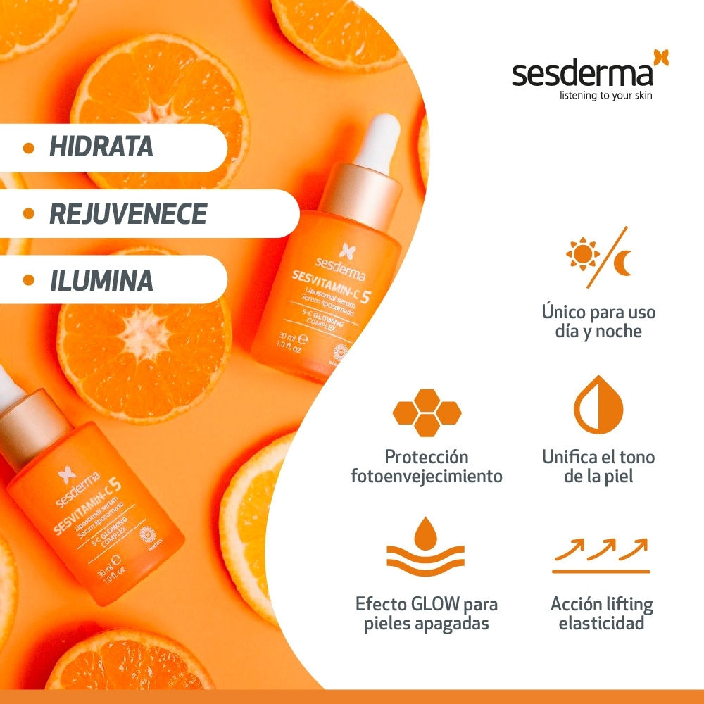 SESVITAMIN C 5 VITAMINAS SERUM FRASCO 30 ML
