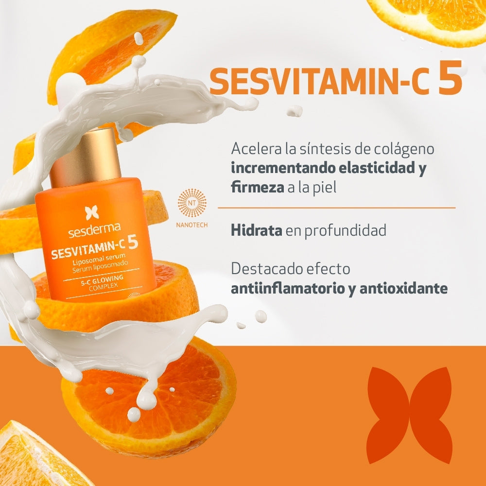SESVITAMIN C 5 VITAMINAS SERUM FRASCO 30 ML