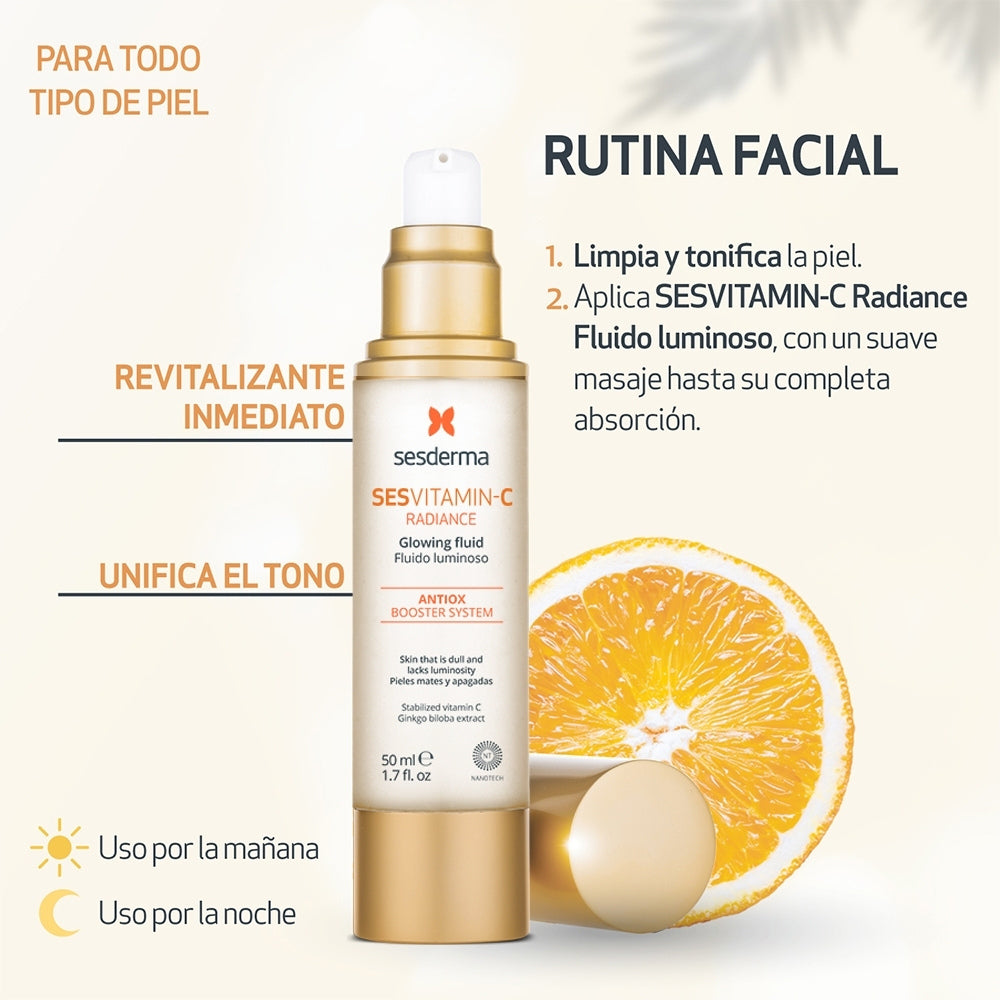 SESVITAMIN C FLUIDO LUMINOSO TUBO 50 ML