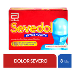 Sevedol Extra Fuerte Tabletas Caja X 8 Unds