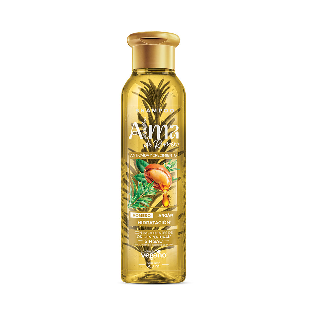 SHAMPOO ALMA DE ROMERO ARGAN FRASCO 500 ML