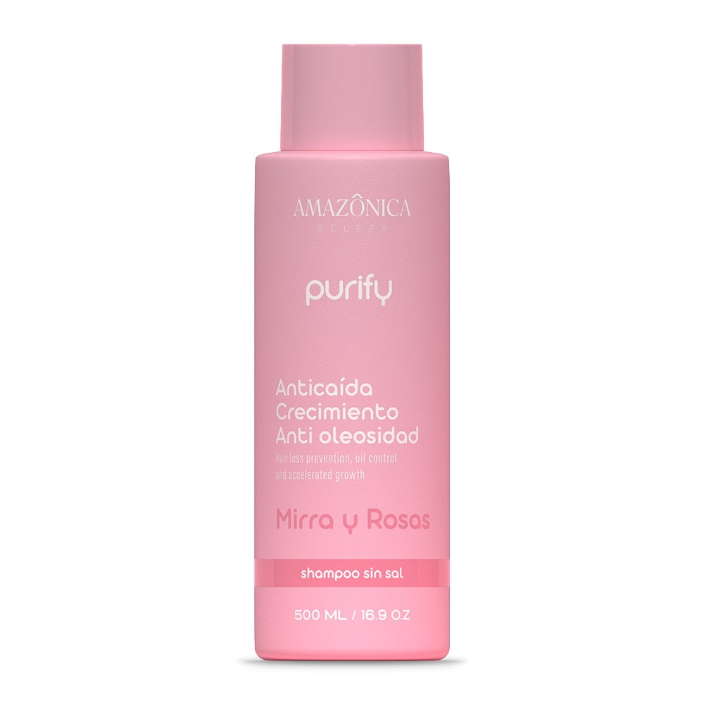 SHAMPOO AMAZONICA PURIFY ANTICAIDA FRASCO 500 ML