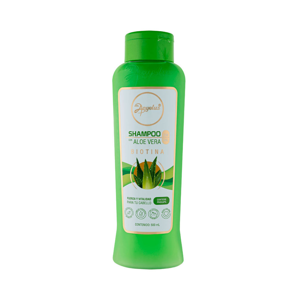 SHAMPOO ANYELUZ ALOE VERA FRASCO 500 ML
