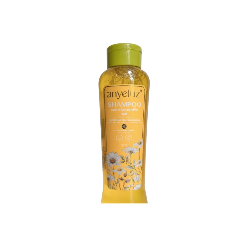 SHAMPOO ANYELUZ CON MANZANILLA FRASCO 500 ML