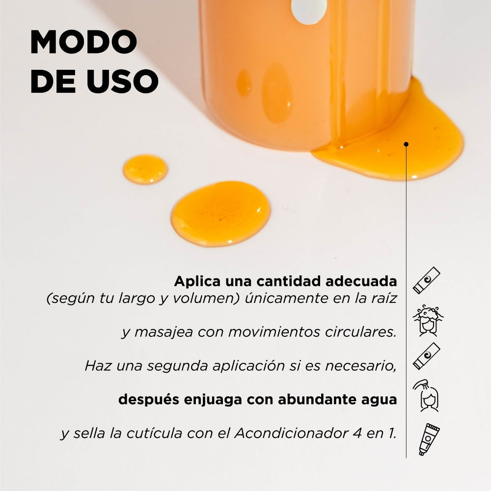 SHAMPOO DE MIEL CLICK HAIR FRASCO 300 ML