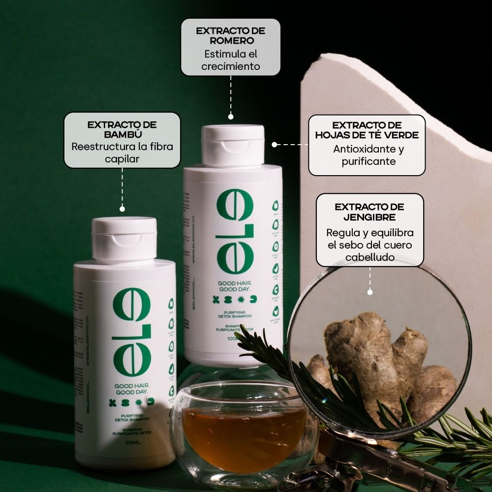 SHAMPOO ELE PURIFICANTE DETOX FRASCO 100 ML