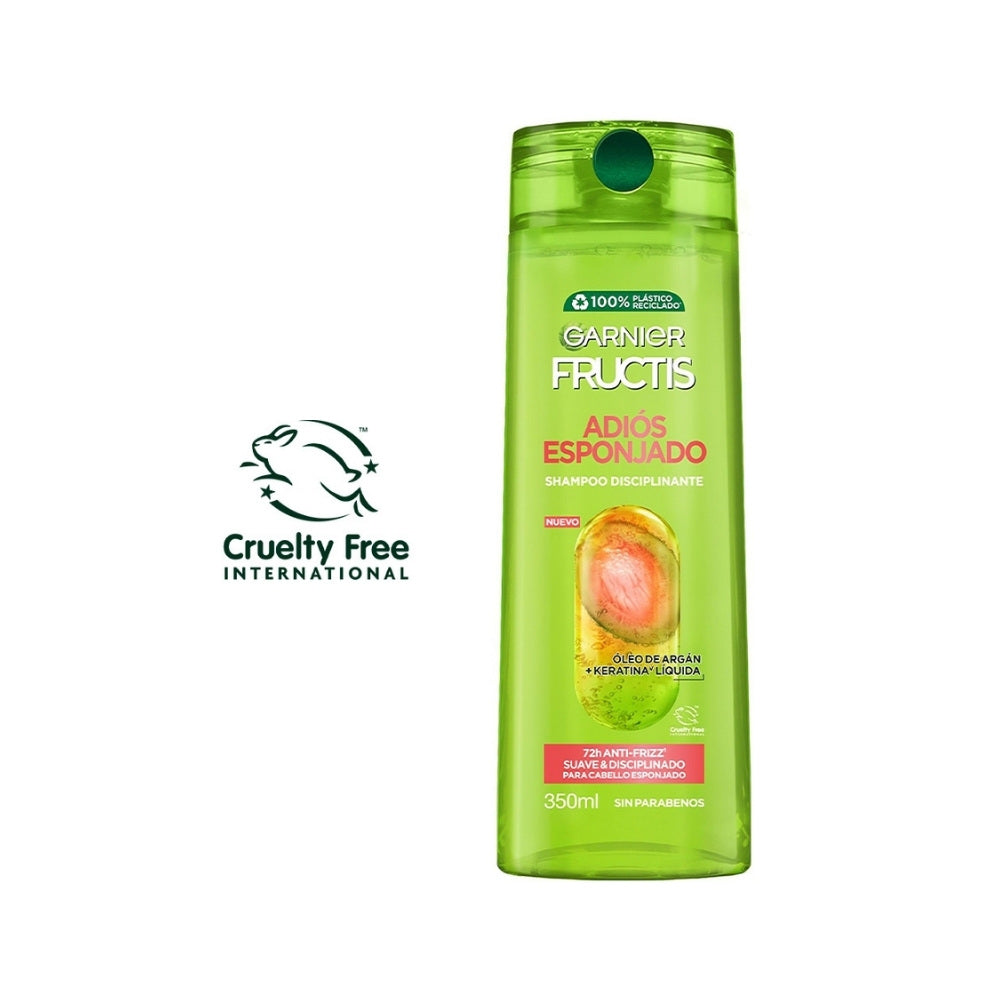 SHAMPOO FRUCTIS ADIOS ESPONJADO FRASCO 350 ML