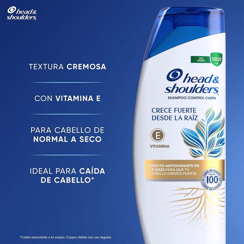 SHAMPOO HYS CRECE FUERTE DESDE LA RAÍZ FRASCO 375 ML