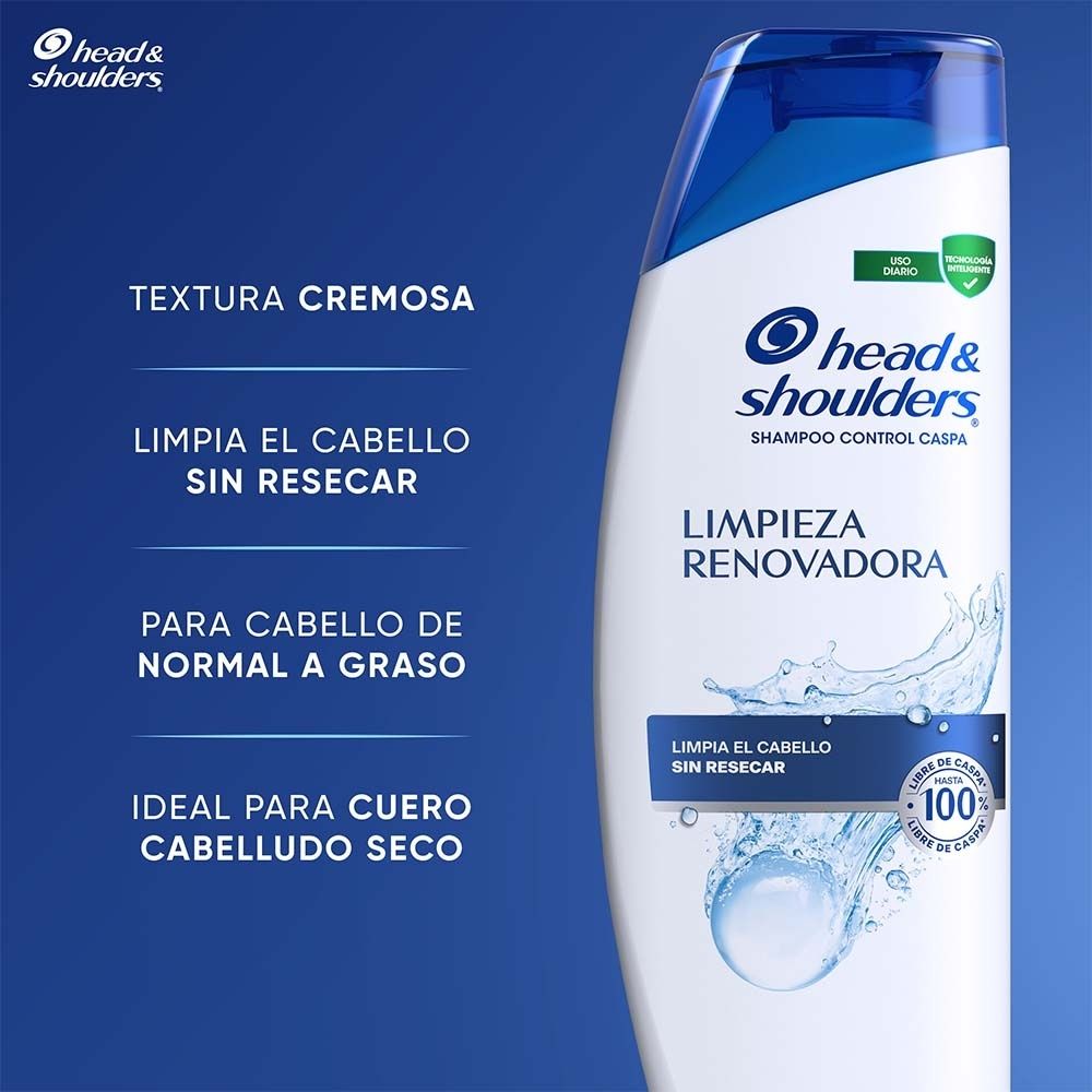 SHAMPOO HYS LIMPIEZA RENOVADORA FRASCO 375 ML