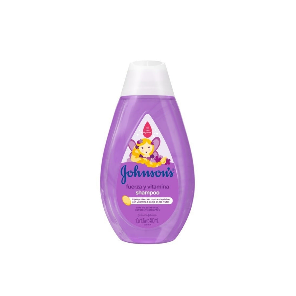 SHAMPOO JOHNSON BABY FUERZA Y VITAMINA FRASCO 400 ML