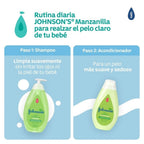 SHAMPOO JOHNSONS CABELLO CLARO FRASCO 200 ML