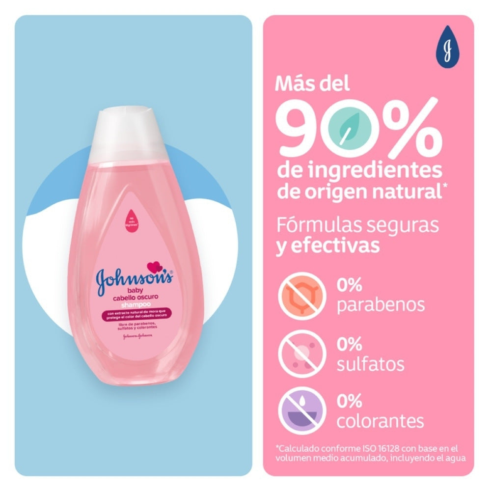 SHAMPOO JOHNSONS CABELLO OSCURO FRASCO 750 ML