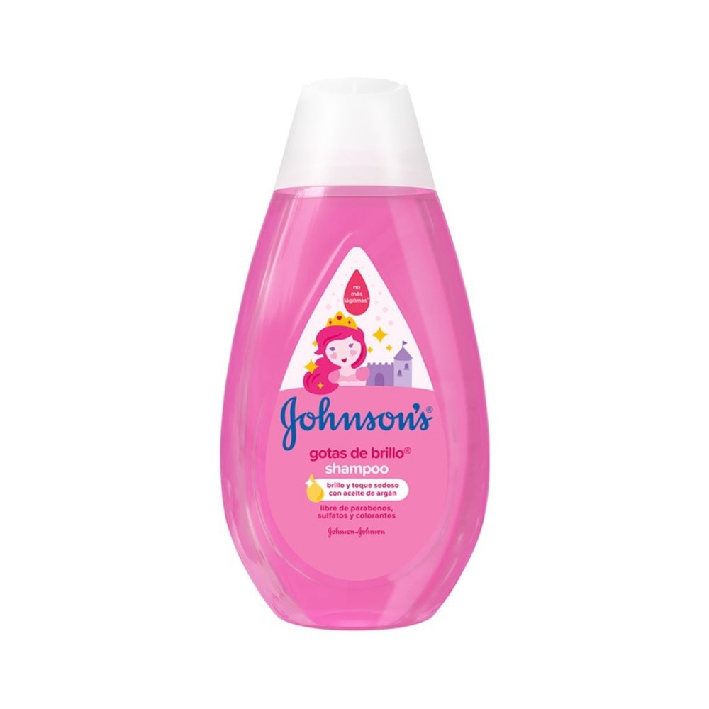 SHAMPOO JOHNSONS GOTAS BRILLO FRASCO 750 ML
