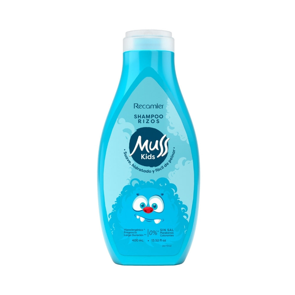SHAMPOO MUSS KIDS RIZOS FRASCO 400 ML