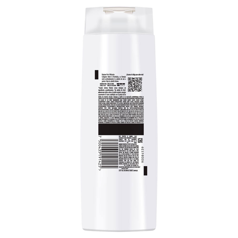 SHAMPOO PANTENE COLAGENO FRASCO 300 ML