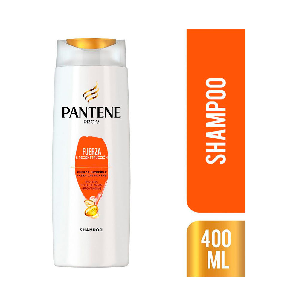 SHAMPOO PANTENE FUERZA RECONSTRUCCION+ FRASCO 400 ML