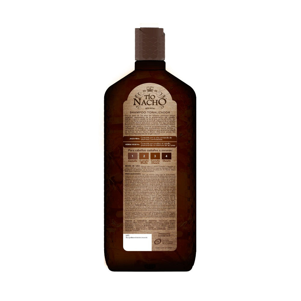 SHAMPOO TIO NACHO ANTI-CANAS FRASCO 415 ML