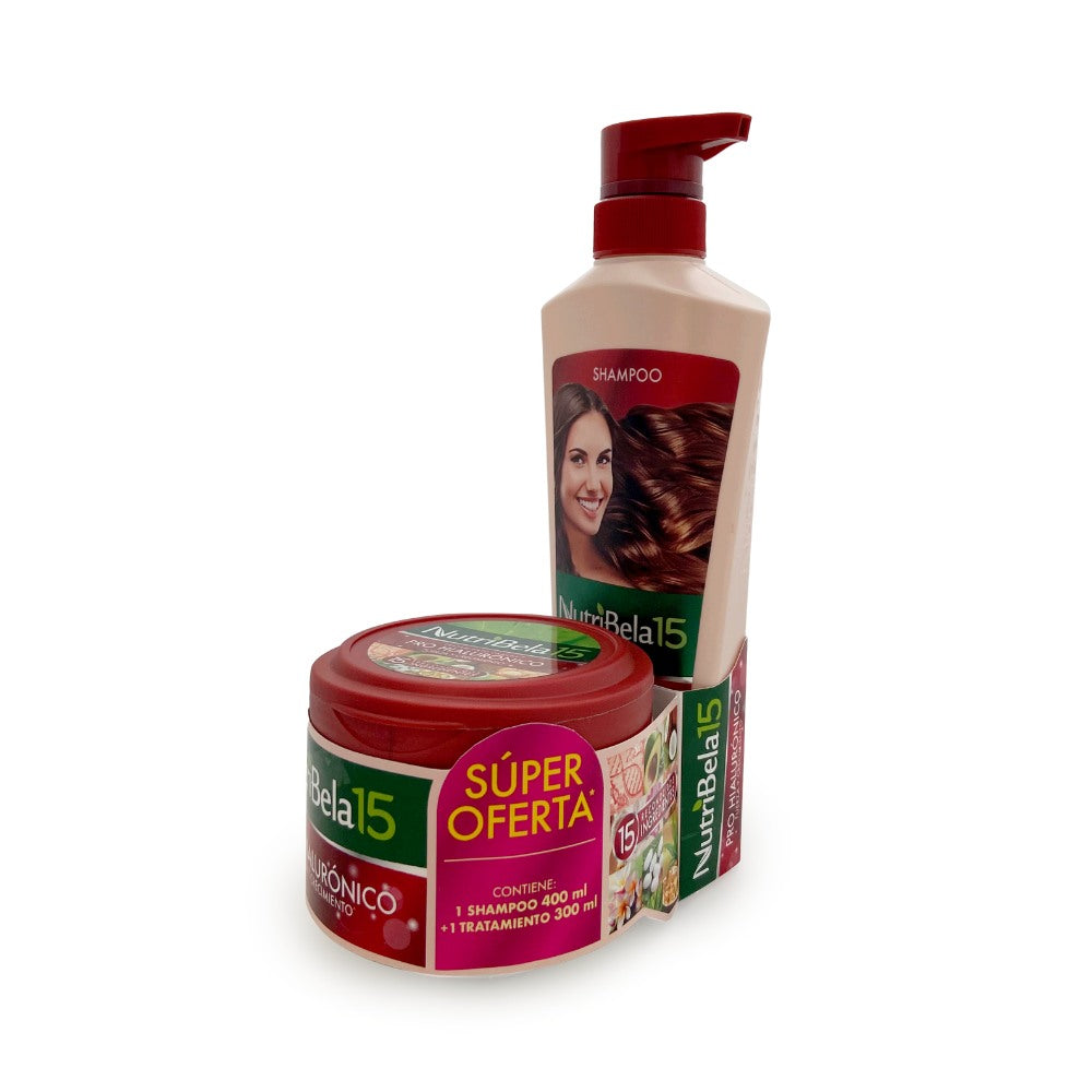 SHAMPOO+TRATAMIENTO NUTRIBELA PROHIALURONICO KIT X 1 UND