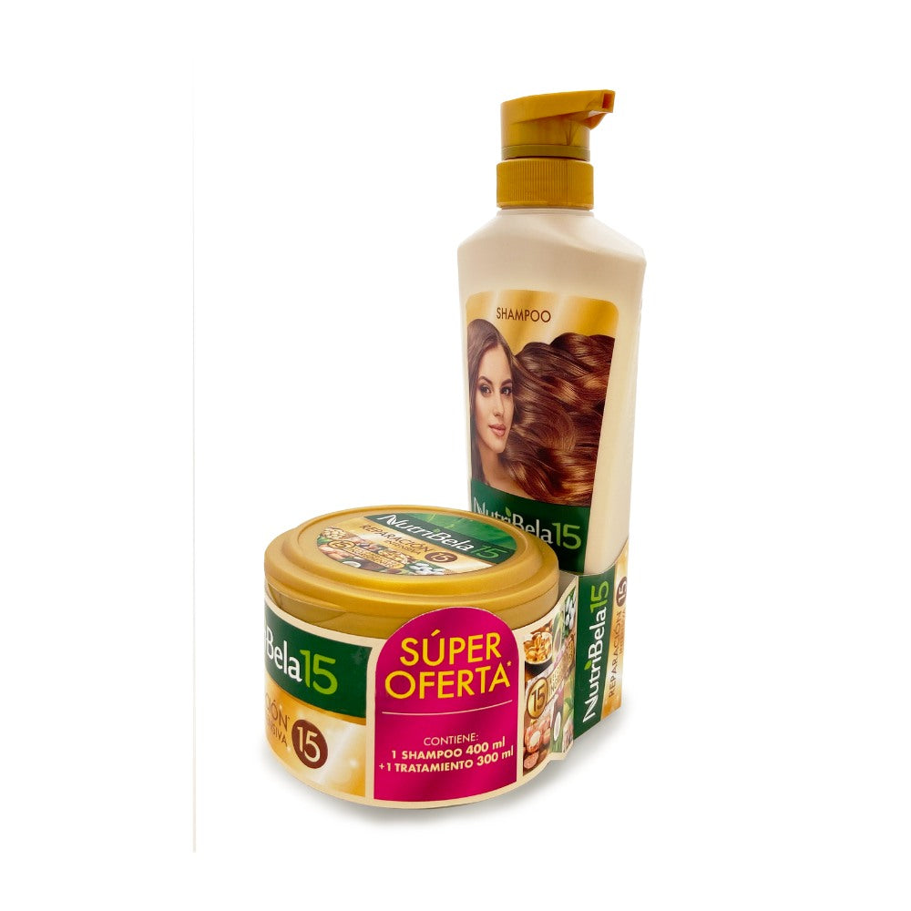 SHAMPOO+TRATAMIENTO NUTRIBELA REPARACION INTENSIVA KIT X 1 UND