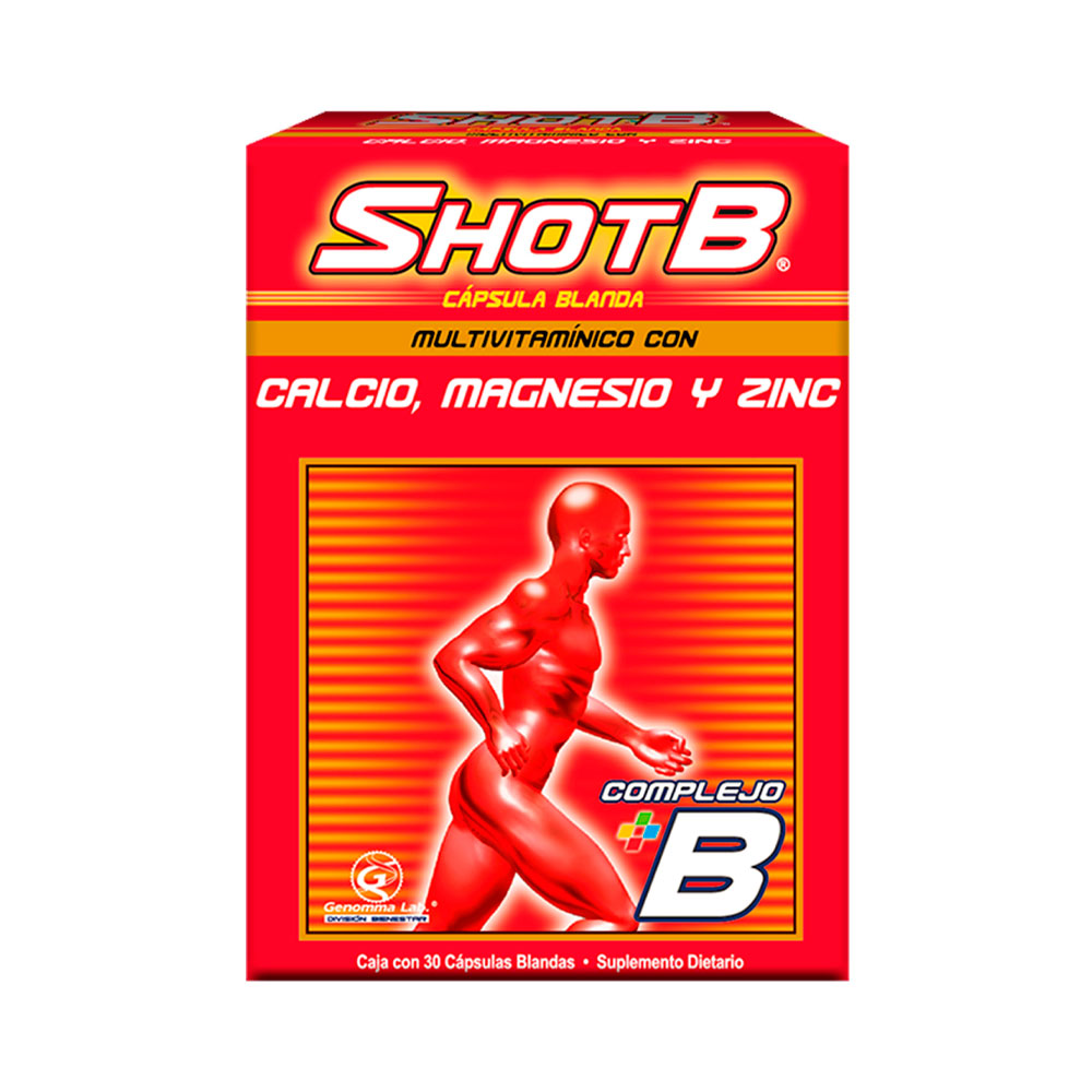 SHOT B MULTIVITAMINICO 30 CAPSULAS CAJA