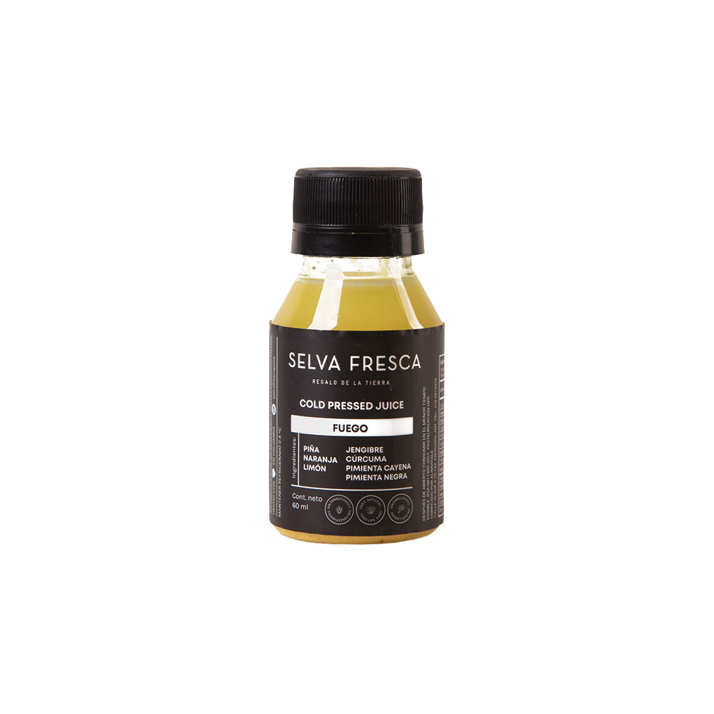 SHOT FUEGO SELVA FRESCA BOTELLA 60 ML