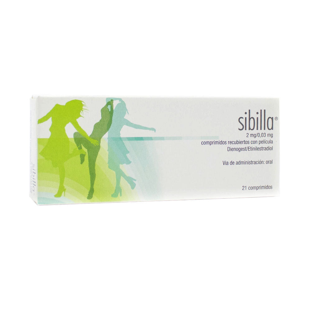 SIBILLA (RG) TABLETAS 2MG/0.03MG CAJA X 21 UNDS