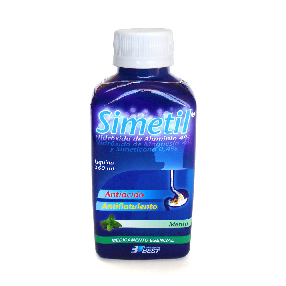 SIMETIL BEST SUSPENSION MENTA FRASCO 360 ML