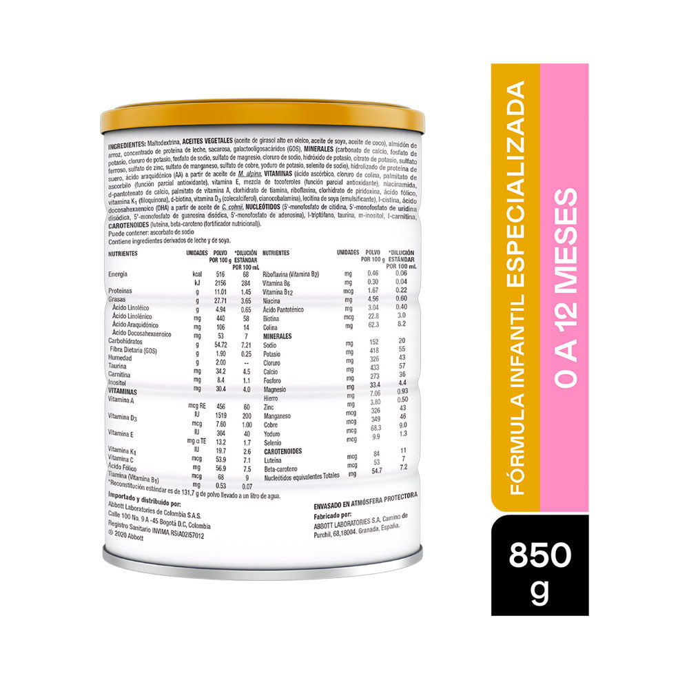 SIMILAC AR PLUS- IQ POLVO LATA 850 G