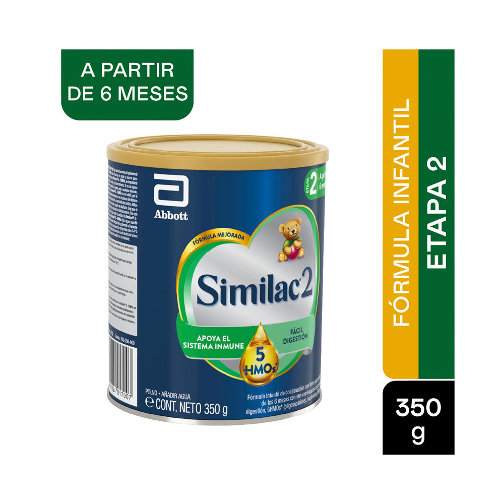 SIMILAC ETAPA 2 5HMOS LECHE POTE 350 G