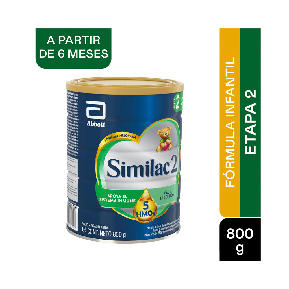SIMILAC ETAPA 2 5HMOS POLVO POTE 800 G
