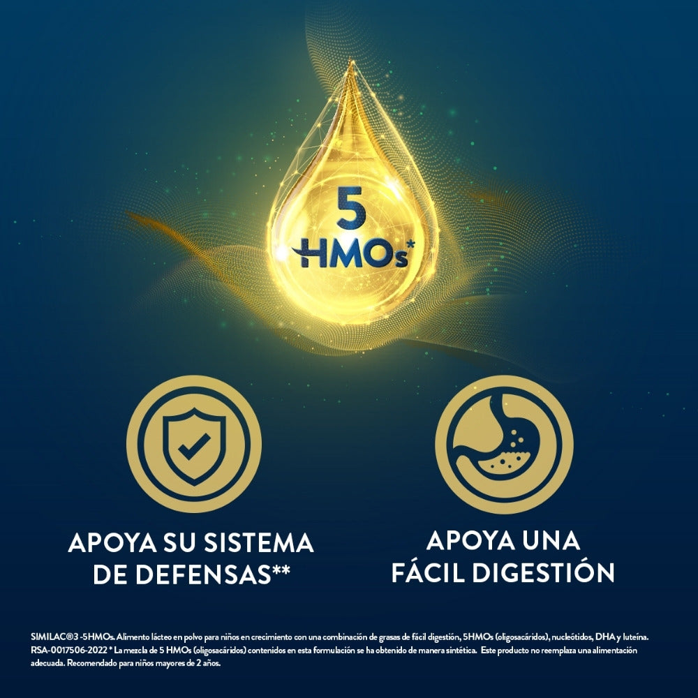 SIMILAC ETAPA 3 5HMOS POLVO LATA 350 G
