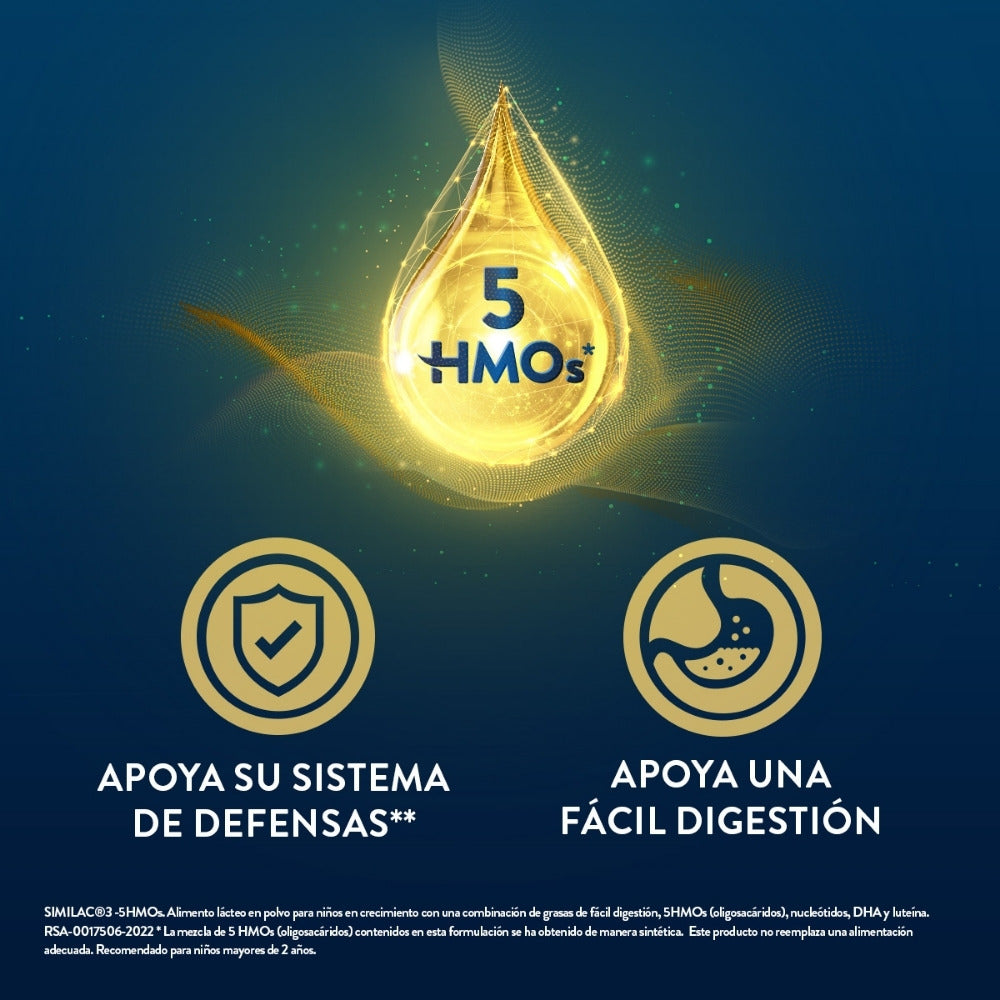 SIMILAC ETAPA 3 5HMOS POLVO LATA 800 G
