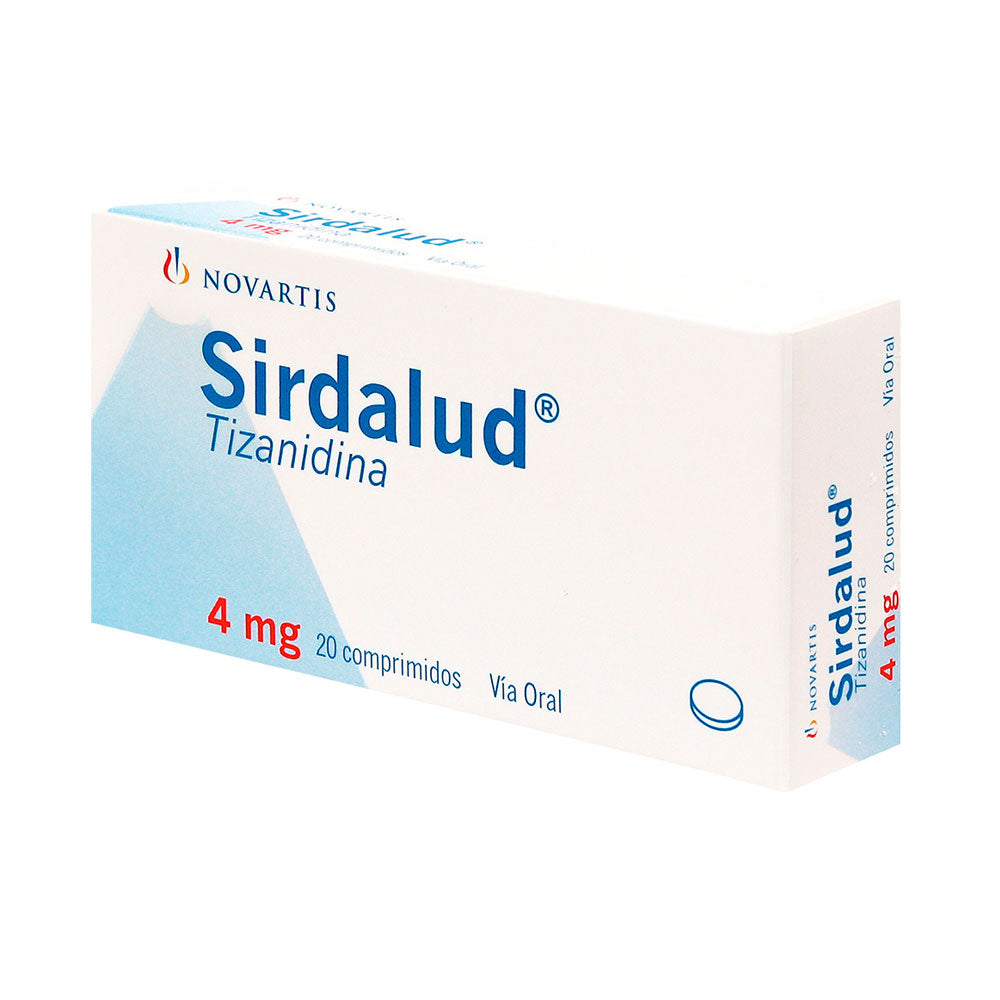 SIRDALUD COMPRIMIDOS 4 MG CAJA X 20 UNDS