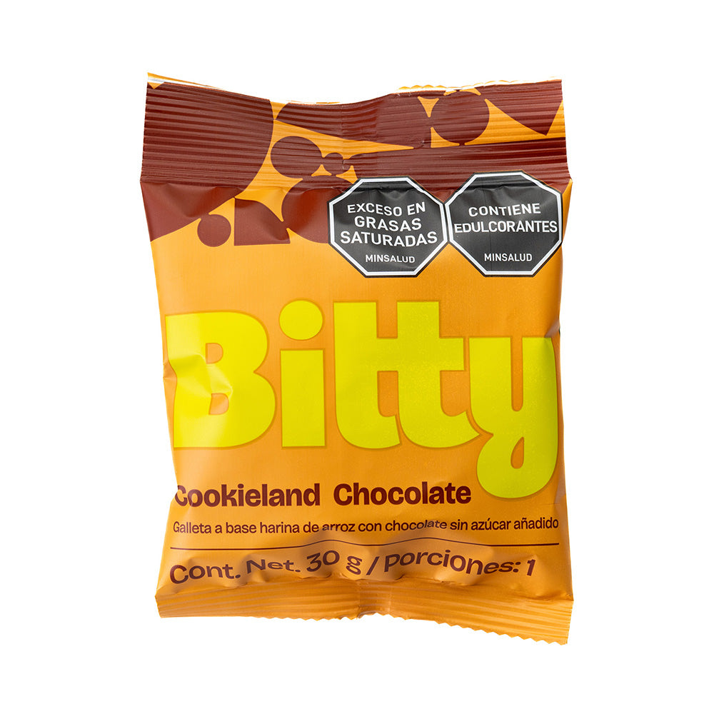 SNACK BITTY COOKIELAND CHOCOLATE BOLSA 30 G