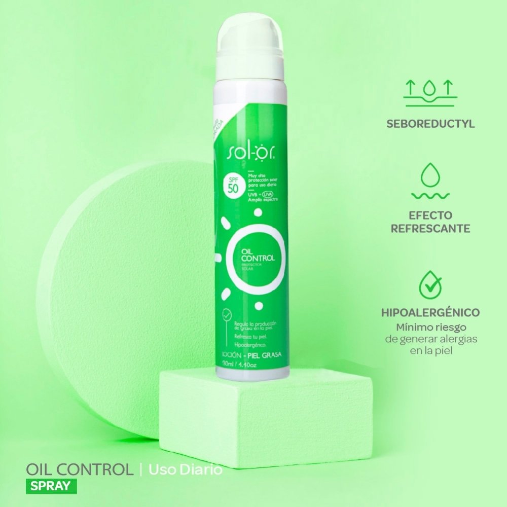 SOLOR OIL CONTROL LOCION PROTECTOR SOLAR SPF 50 CAJA 130 ML