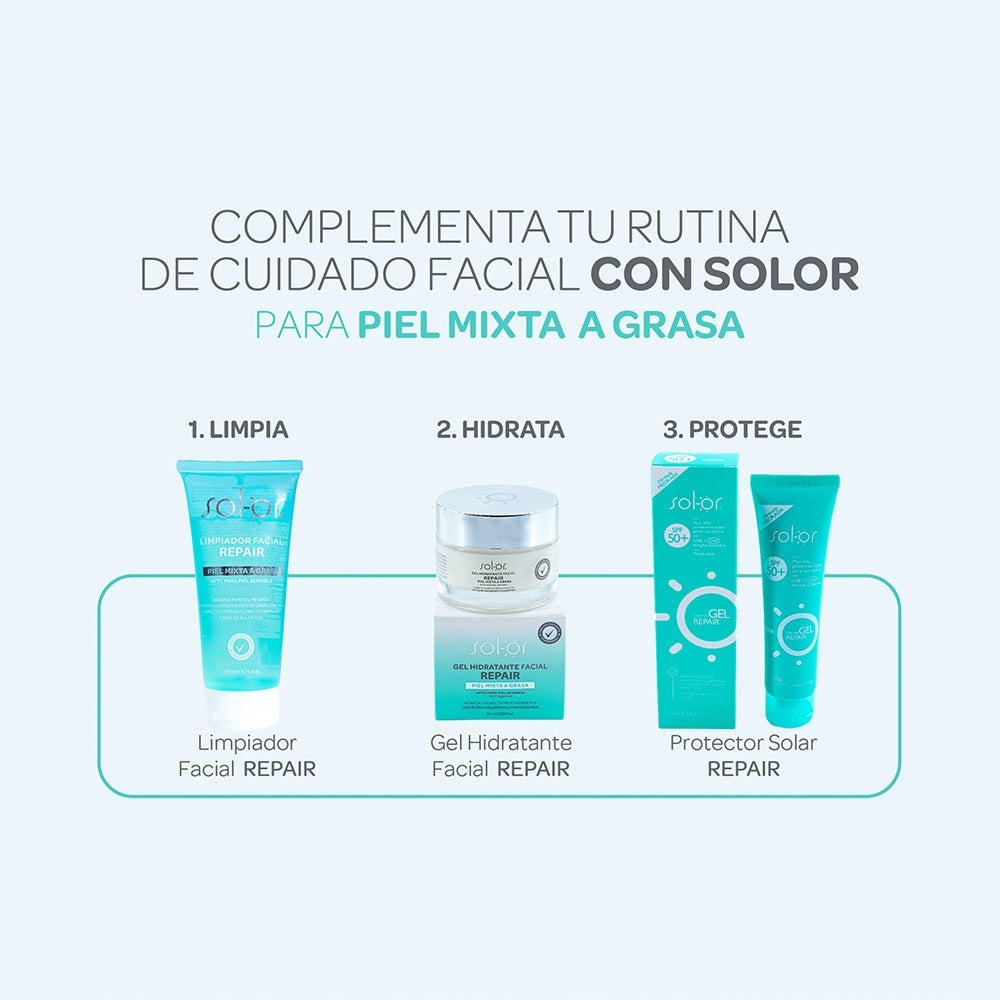 SOLOR REPAIR GEL HIDRATANTE FRASCO 50 ML