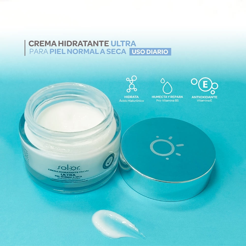 SOLOR ULTRA CREMA HIDRATANTE FRASCO 50 ML